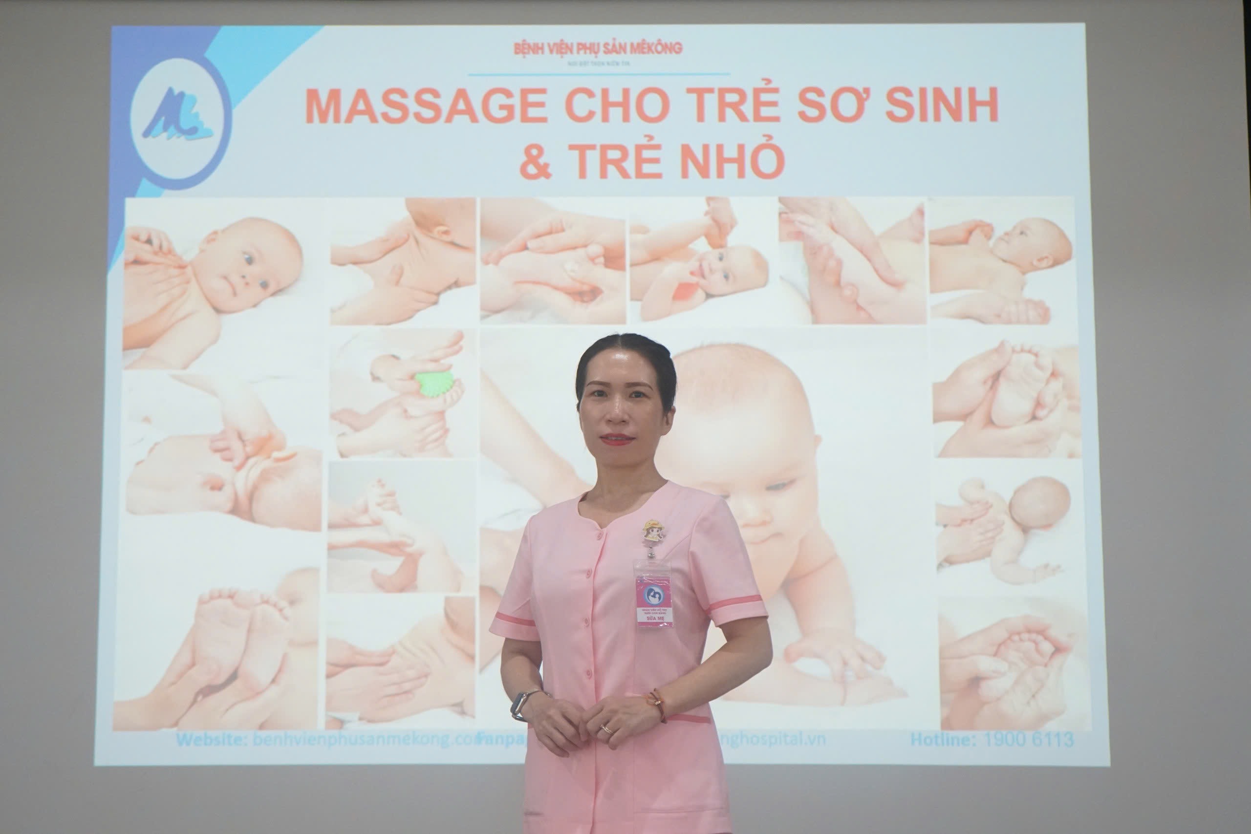 Sôi nổi lớp học tiền sản cuối tuần tại Bệnh viện Phụ sản MêKông: Cùng học cách massage tay cho trẻ- Ảnh 2. Sôi nổi lớp học tiền sản cuối tuần tại Bệnh viện Phụ sản MêKông: Cùng học cách massage tay cho trẻ- Ảnh 2.