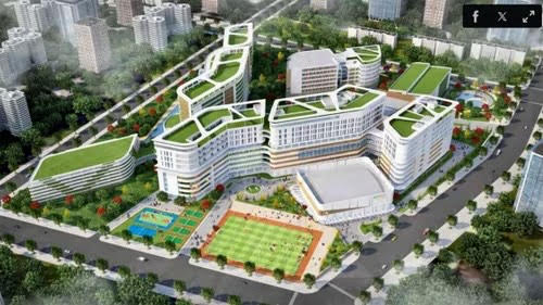 Trường ĐH Y khoa Phạm Ngọc Thạch tại Cụm y tế Tân Kiên. (Ảnh Sở Y tế). Trường ĐH Y khoa Phạm Ngọc Thạch tại Cụm y tế Tân Kiên. (Ảnh Sở Y tế).