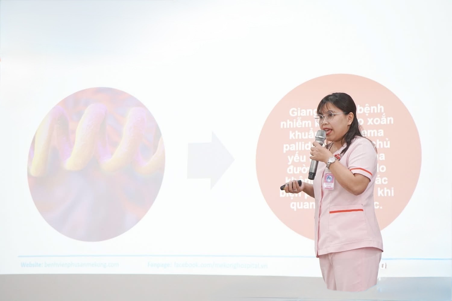 Bệnh viện Phụ sản MêKông tổ chức lớp học tiền sản: Trang bị kiến thức phòng ngừa bệnh lây truyền từ mẹ sang con cho thai phụ- Ảnh 1. Bệnh viện Phụ sản MêKông tổ chức lớp học tiền sản: Trang bị kiến thức phòng ngừa bệnh lây truyền từ mẹ sang con cho thai phụ- Ảnh 1.