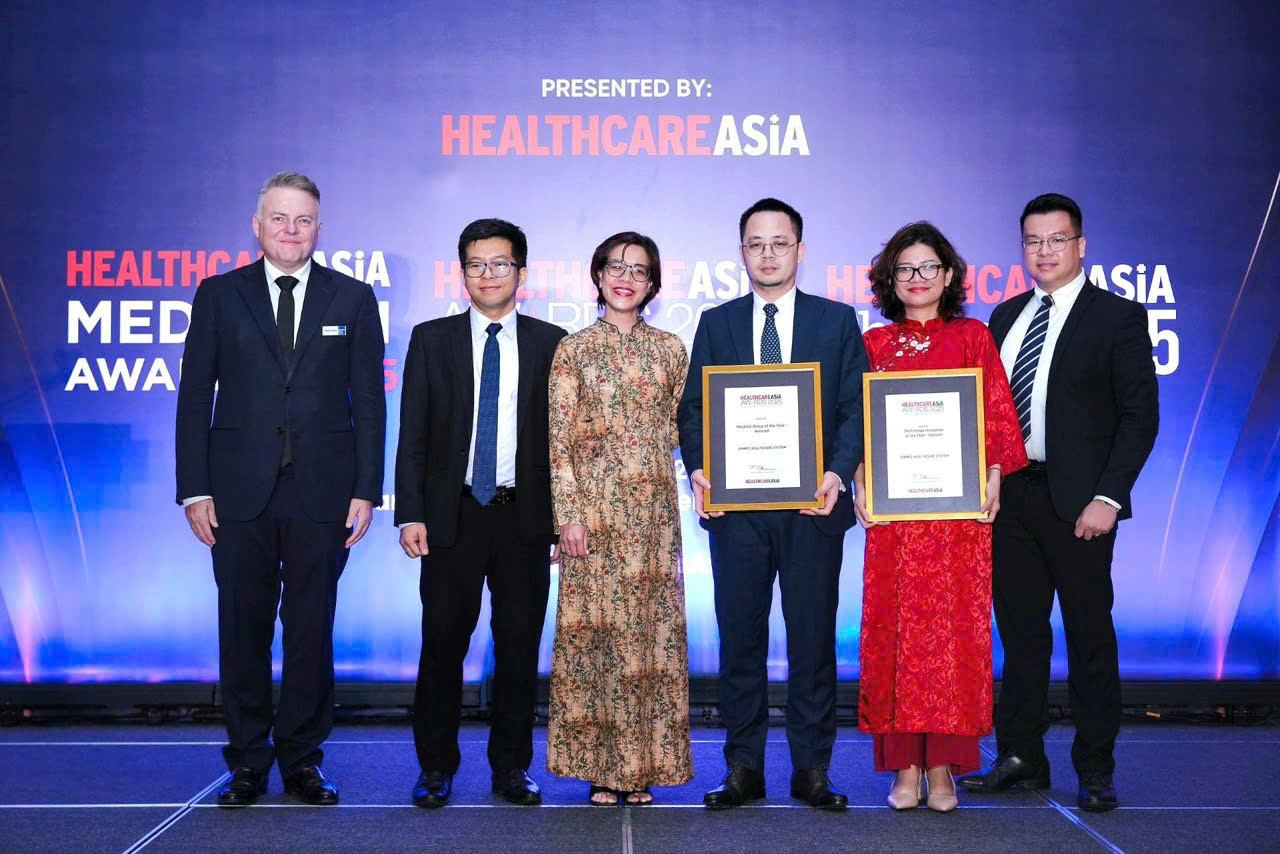 VINMEC là hệ thống y tế đầu tiên tại Việt Nam được vinh danh tại HEALTHCARE ASIA AWARDS 2025- Ảnh 1. VINMEC là hệ thống y tế đầu tiên tại Việt Nam được vinh danh tại HEALTHCARE ASIA AWARDS 2025- Ảnh 1.